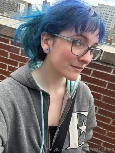 Hair color process and final result