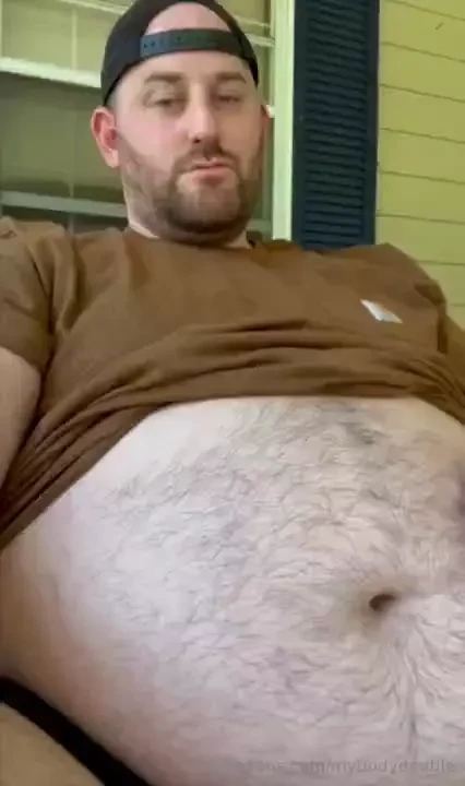 Hot day huge belly watch me play with this pile of lard discover new 