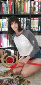 I put on my robe and wizard hat