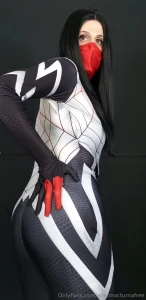 I love the way my silk cosplay fits on my body showing off every curve