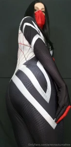 I love the way my silk cosplay fits on my body showing off every curve part 1