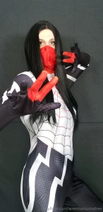 I love the way my silk cosplay fits on my body showing off every curve part 2