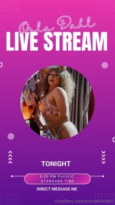 Tonight at 600pm pacific standard time 900 pm eastern standard time i