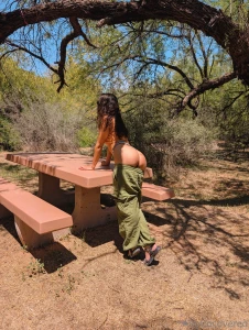 The naughty fiery things i let myself do when nature is the only