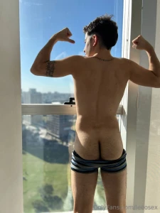 My biceps are well trained but not as much as the one hanging from me