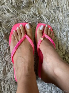 I know you love my french nails and long toes part 1