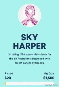 Supporting a family member who is raising for breast cancer my nan had