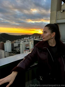 The morning beauty is at its height enjoying the stunning view of the