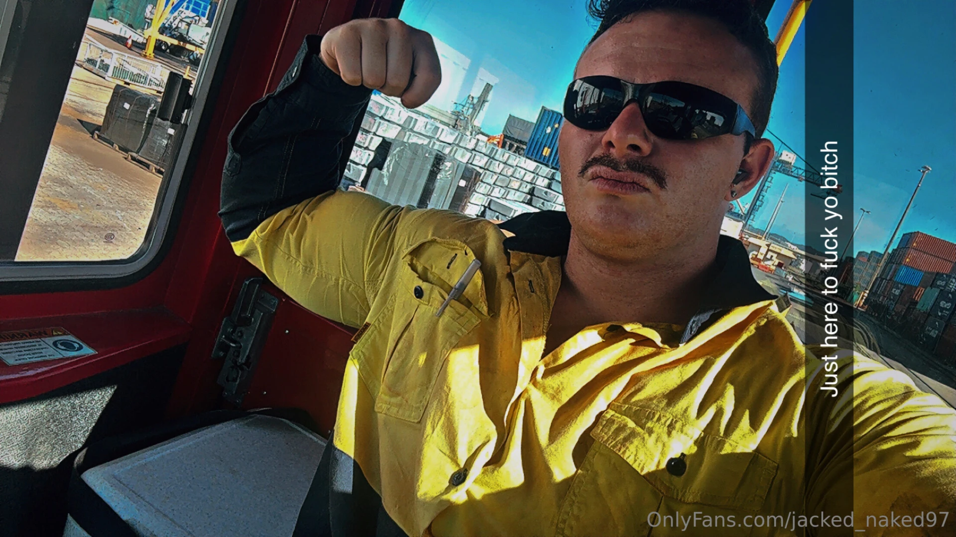 Beards gone for work so we re bringing in the dirty mo lookin fken 