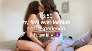 Yall get ready lillyxblaise and i decided to use my strap-on to fuck
