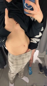 Quick fun in changing room