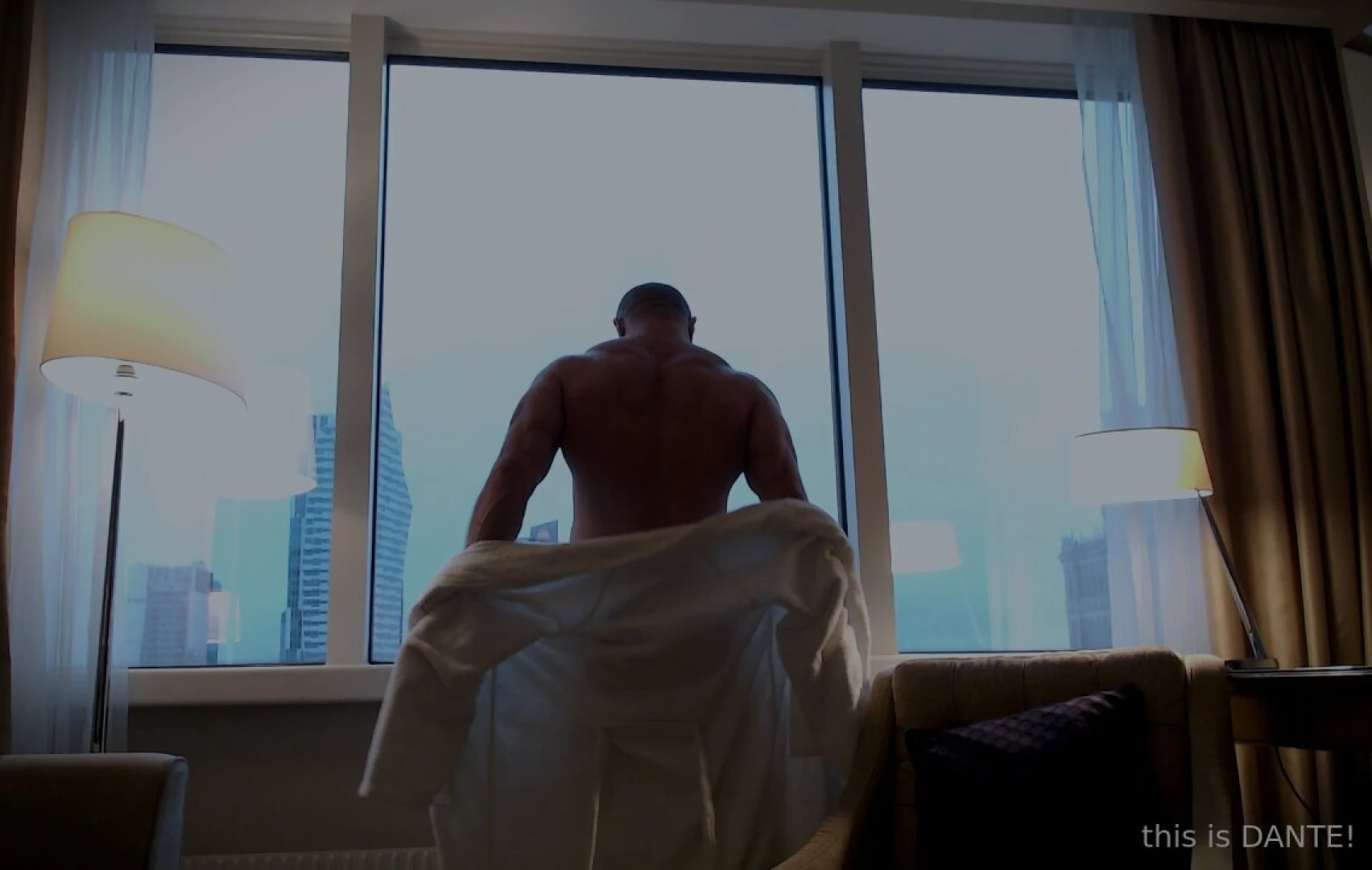 What are you waiting for come to me and take off this bathrobe 