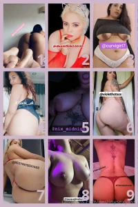 For you 1 muniekitasex 2 danielleh23232 3 curvigirl7 4 karita_ok 5