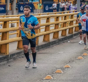 I ran my first 21 km but my shoes were damaged help me get to the