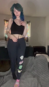 Strip tease into masturbation