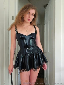 Do you prefer this outfit plain or with the extra harness details part 2