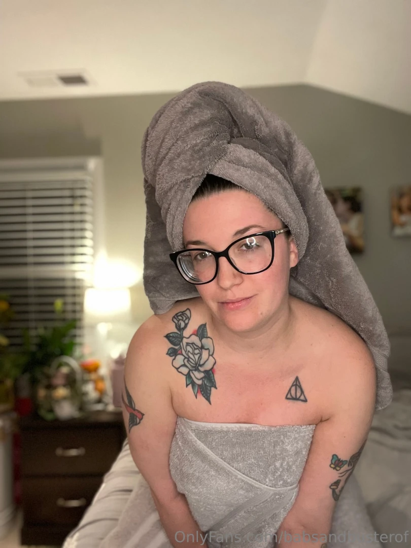 Babs had a long hot shower and buster did some unspeakable things to 