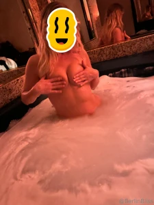 Just a little relaxing bubble bath until i found a toy in the water dm