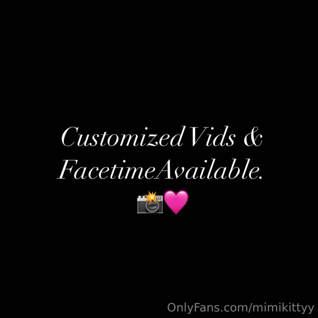 Facetime amp custom vids 