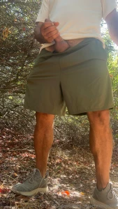 Almost got caught jerking off on a trail part 2