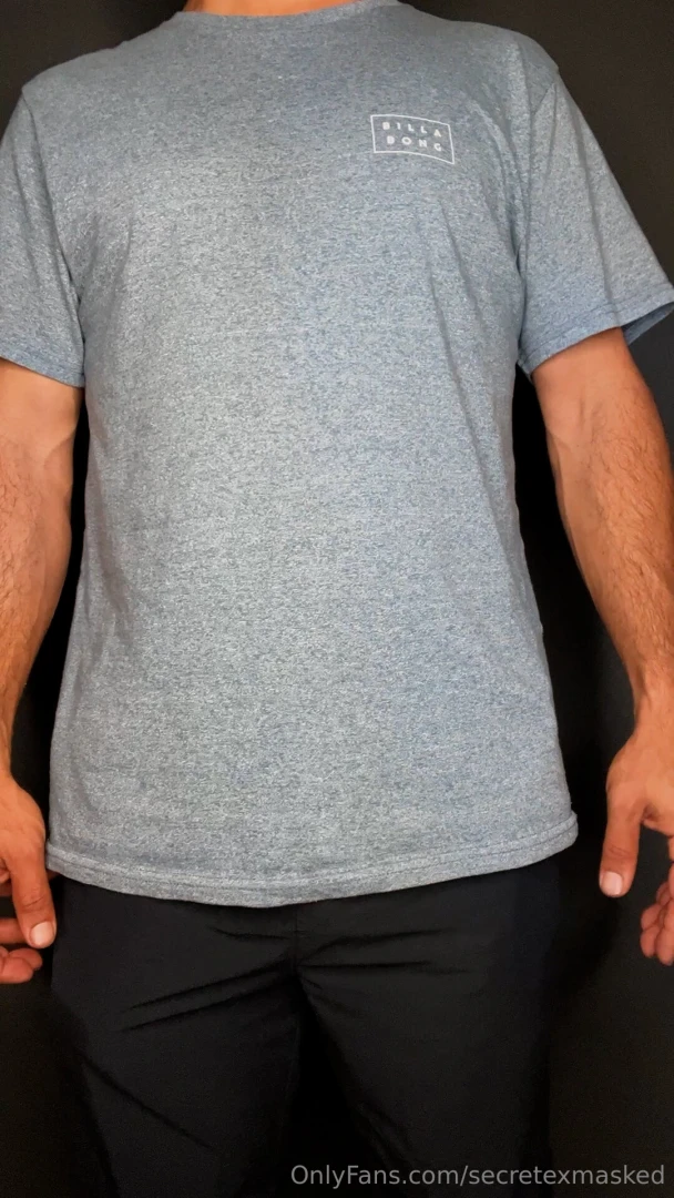 Just a little quick undress touch grow and pants back on again 