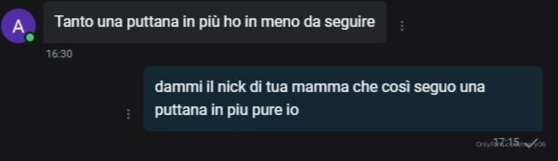 Ma che problemi ha sta gente che ti segue solo per insulare boh 