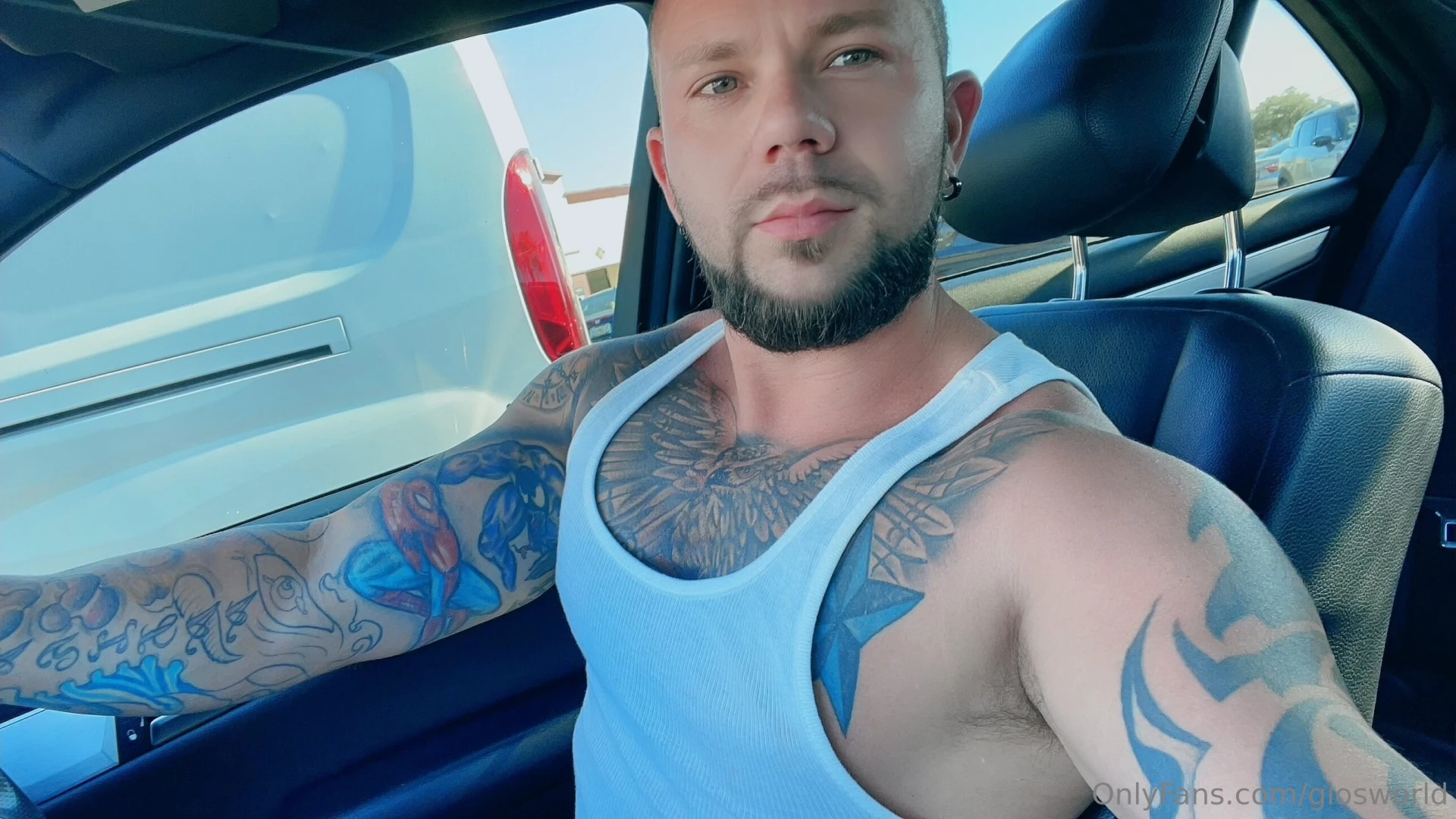 Dripping in sweat body flexed and muscles tight while i stroke wanna 