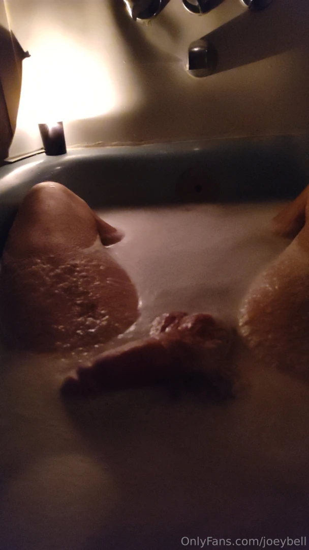 Enjoying a nice warm bath night i hope everyone s week is going great 