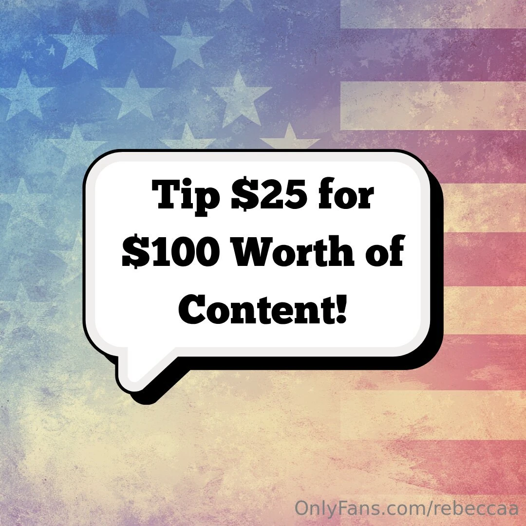 Tip 25 for a bundle worth 100 - one person only 