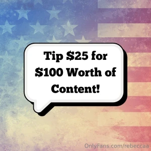 Tip 25 for a bundle worth 100 - one person only