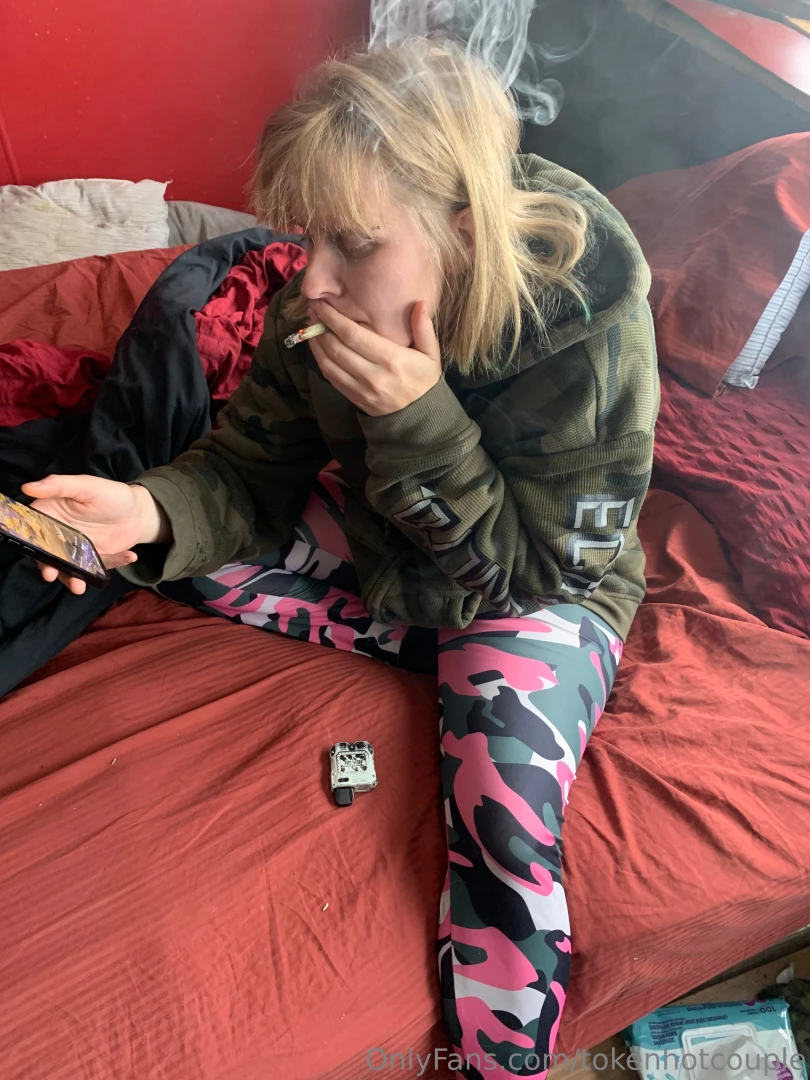 Smoke one with me and i will probably show you my tits 