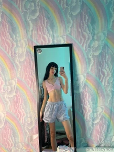 I was lounging around feeling the soft fabric against my skin thinking