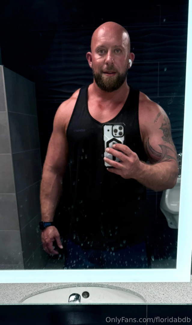 Feeling good after a shoulder pump 