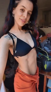 Wanna go to the beach bikini sassonwest laurenprovan tattoos piercings