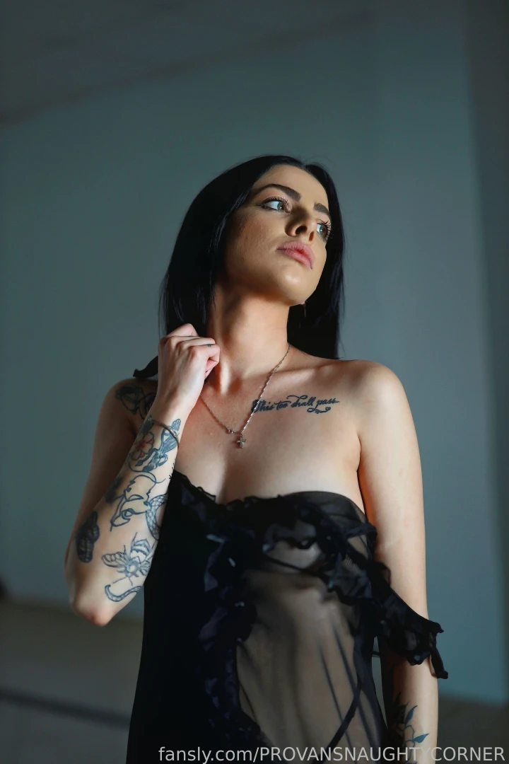 Let it rest on my chest laurenprovan sassonwest tattoos blackhair 