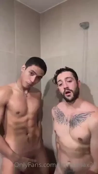Shower with friends after working out leave your tip if you want me to 