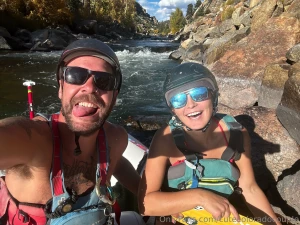 I had a great birthday yesterday we went rafting and went for a hike part 1