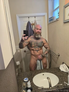 Daddy is home from gym