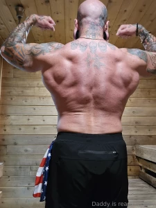 Daddy working hard part 1