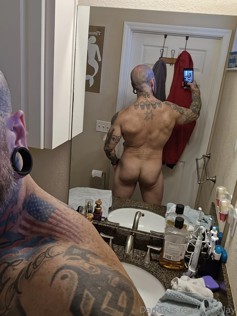 Daddy is home from gym quick release shower now off to work part 2 