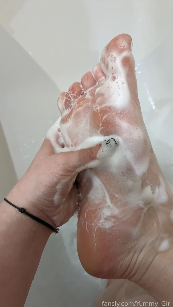 Would you like to wash my soft feet 