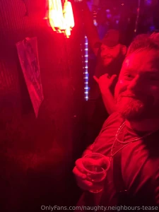 Byron and hubby at the st pattys day gloryhole gathering part 1