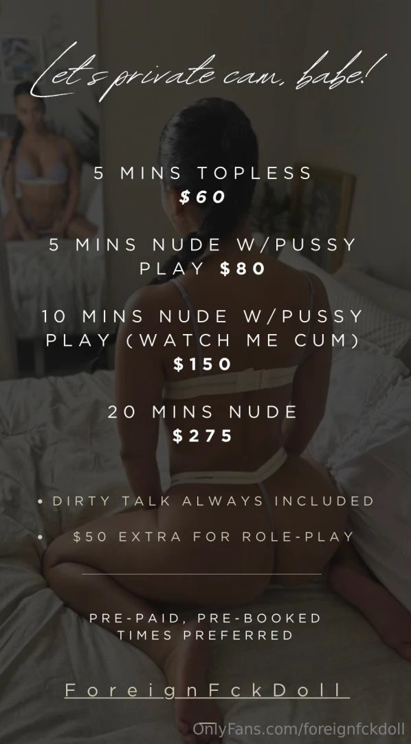Come spend some quality time with your favorite doreign fuckdoll love 