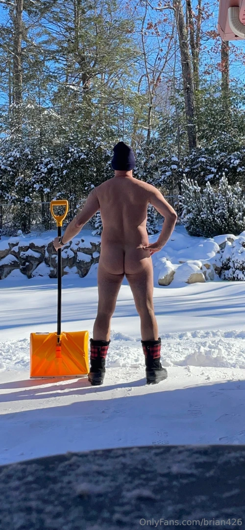 Just finished shoveling snow fucking cold out 