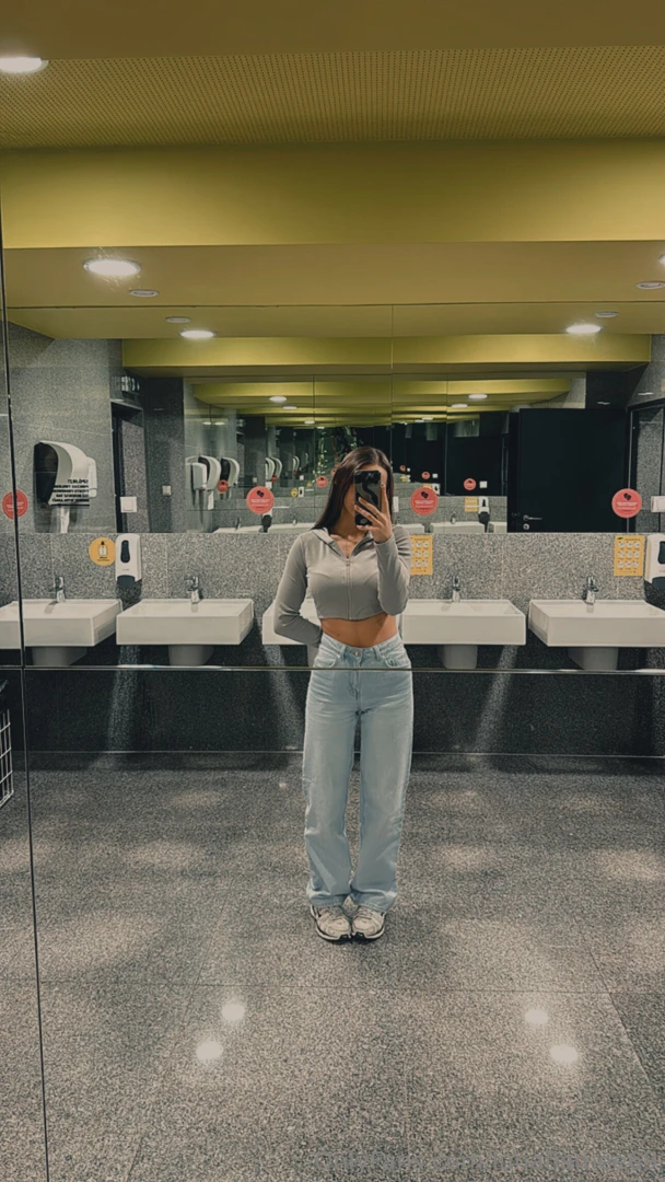 The little girl got lost in a mirror maze want to see how it ends more 