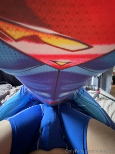 Oh superman you fell on me from the force of the impact what are you