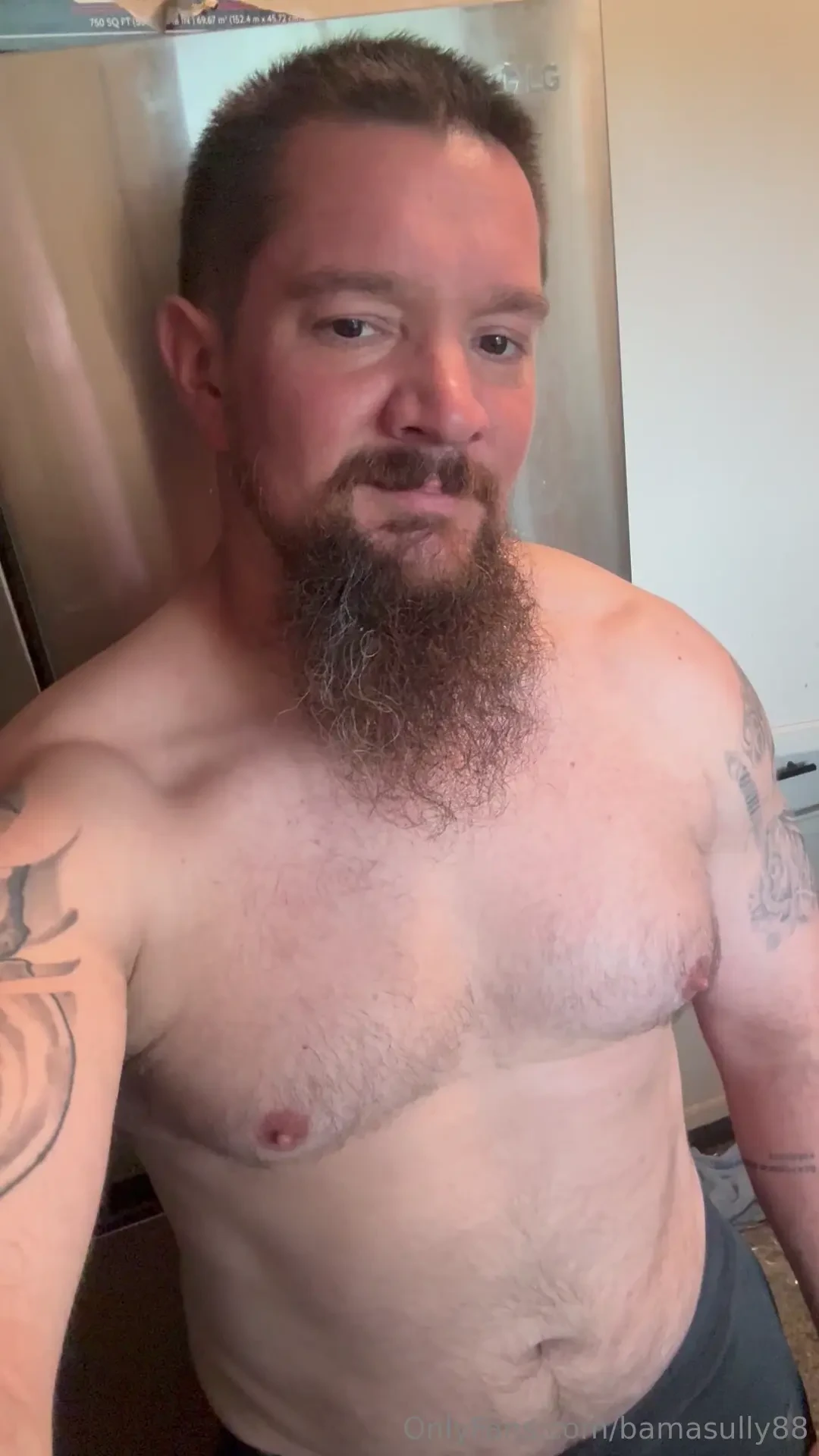 Feeling decent after a nice workout in the living rm watching 