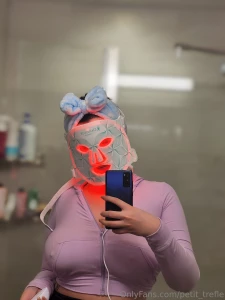 Looking like something straight out of a horror show with this red part 1