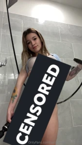 Having too much fun in the shower