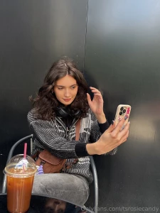 Today i had to snap a few selfies while my iced coffee melted in hand